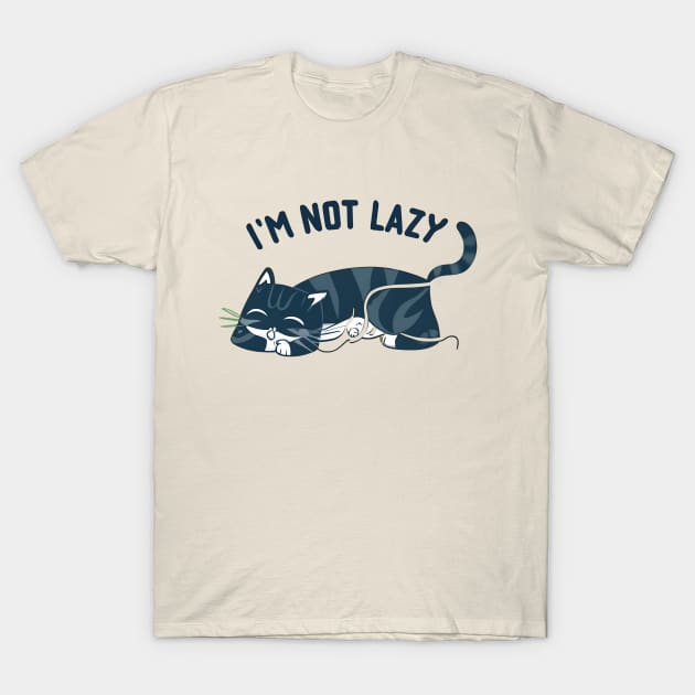 Lazy cat T-Shirt by NomiCrafts